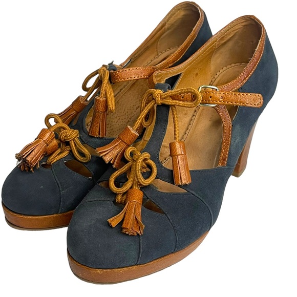 Miss Albright Shoes - Miss Albright Anthropologie Lake And Land Heels Size 7.5